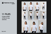 T-Shirt Mockup, a Shirt Mockup by Freeman Studio (Thumbnail 2 of 14)