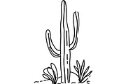 Desert Cactus SVG Bundle, an Object Graphic by Designer_Momina (Thumbnail 1 of 16)