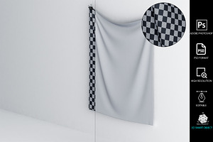 Hanging Cloth Mockup Pack1