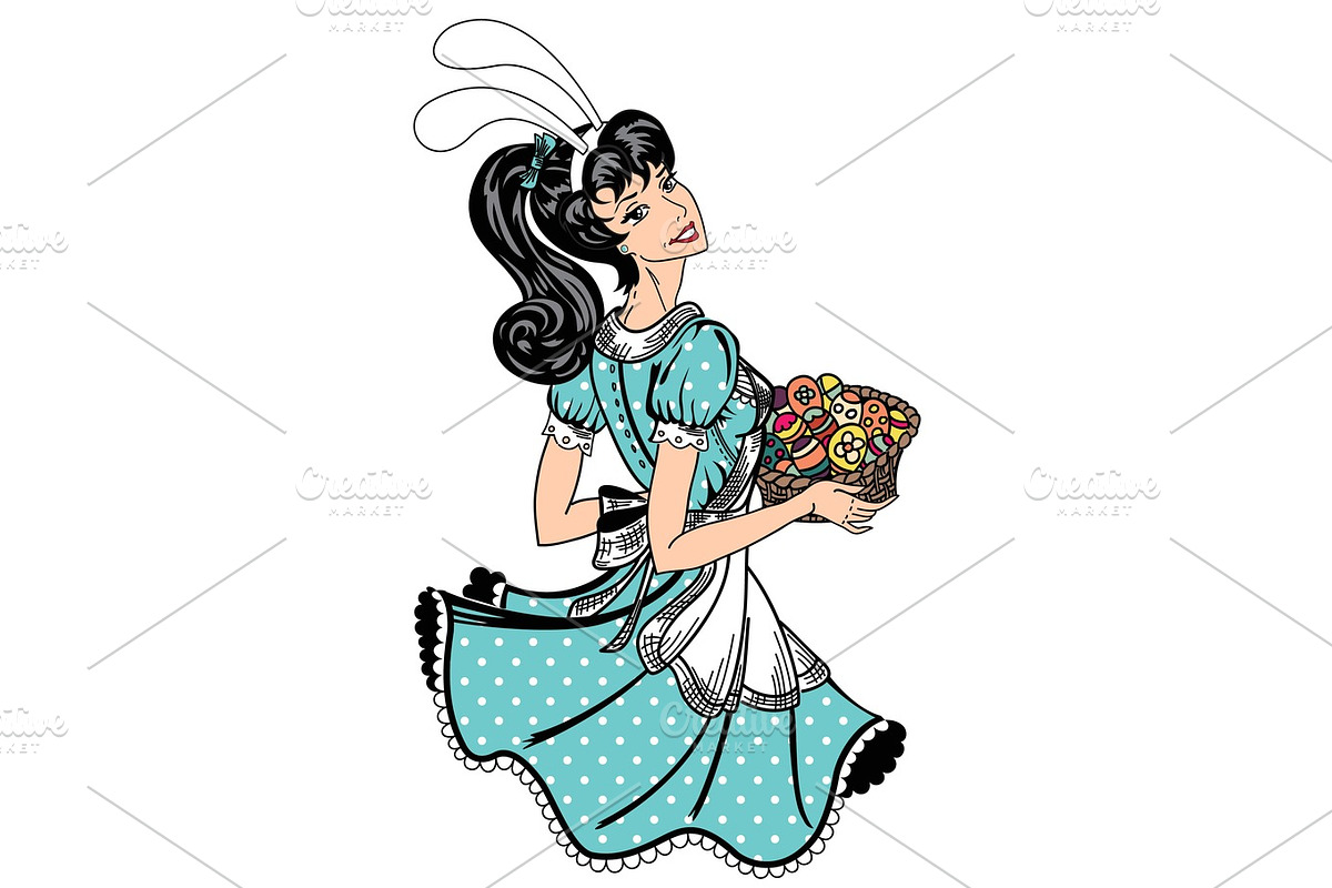 Easter Bunny, a Food Illustration by separisa