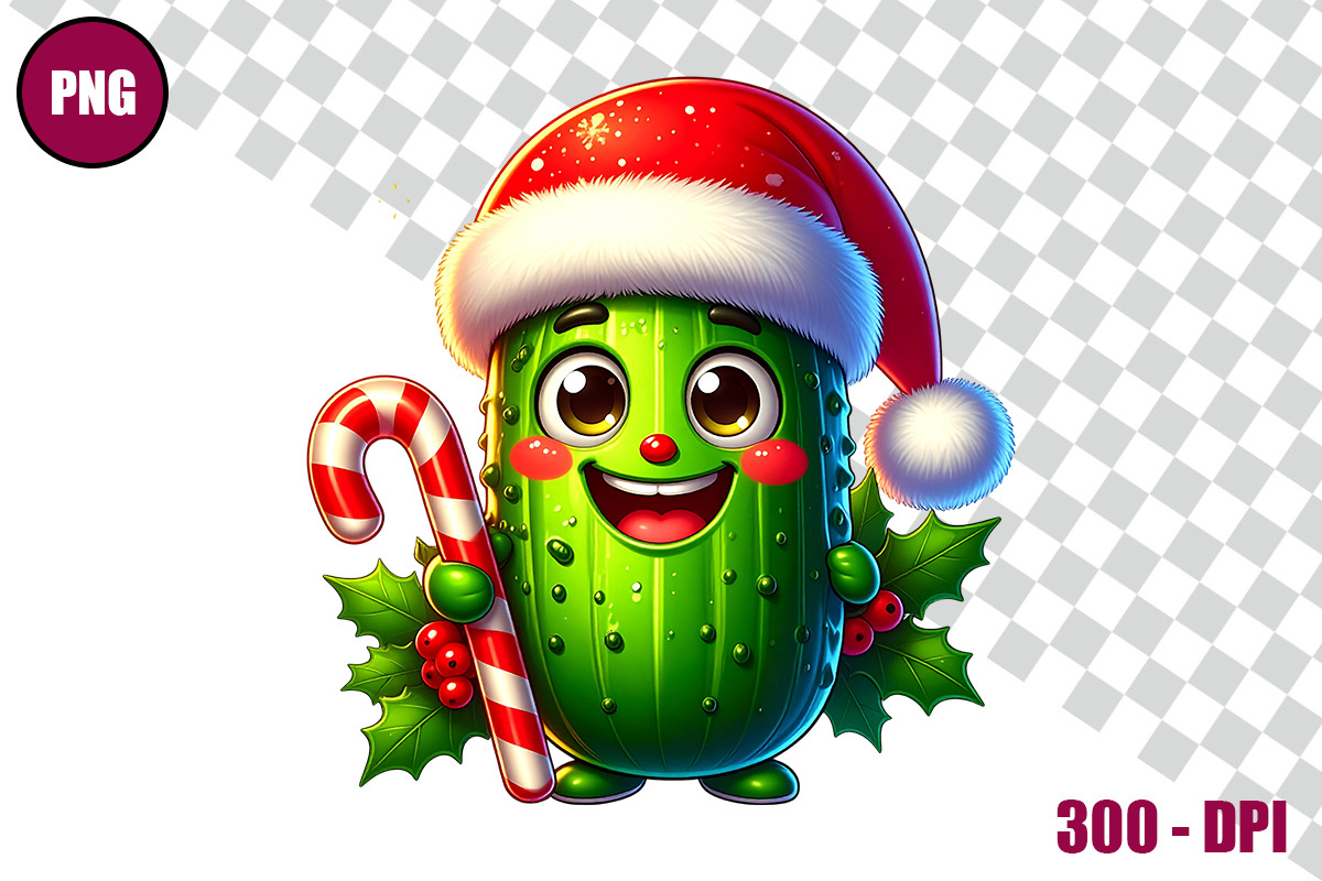 Christmas Pickles Clipart Bundle, a Decorative Illustration by taramija (Photo 4 of 26)