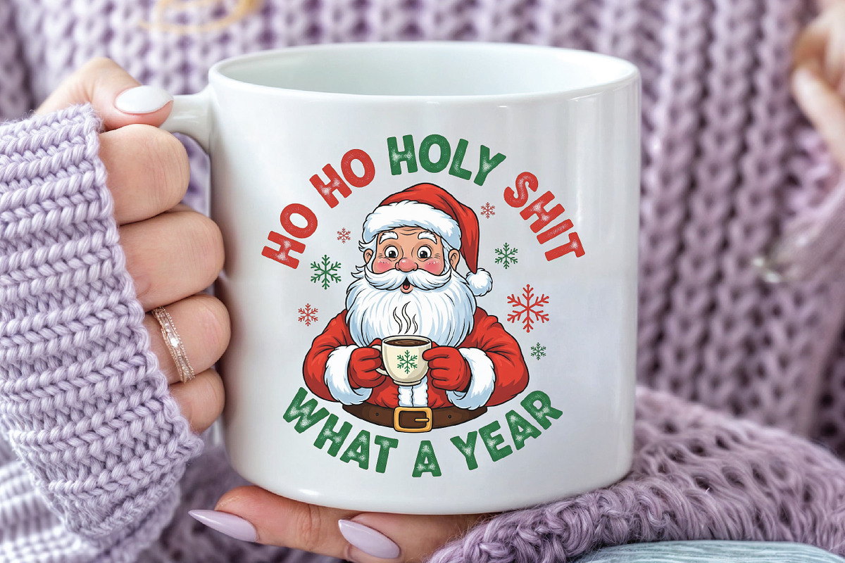Santa Clipart Santa PNG Christmas, an Illustration by CraftArtStudio (Photo 2 of 4)