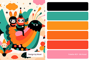 Bold & Bright Color Palettes