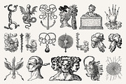 Procreate Occult Emblems Stamps, a Brush Add-On by Century Library (Thumbnail 6 of 10)