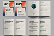 Resume Booklet Template, a Print Template by MightyDesign (Thumbnail 2 of 6)