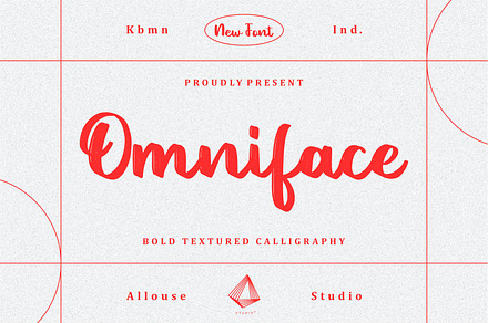 Omniface Font, a Script Font by Allouse Studio