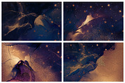 Gold Alcohol Ink & Galaxy Background, a Texture Graphic by by creative paper (Thumbnail 14 of 18)
