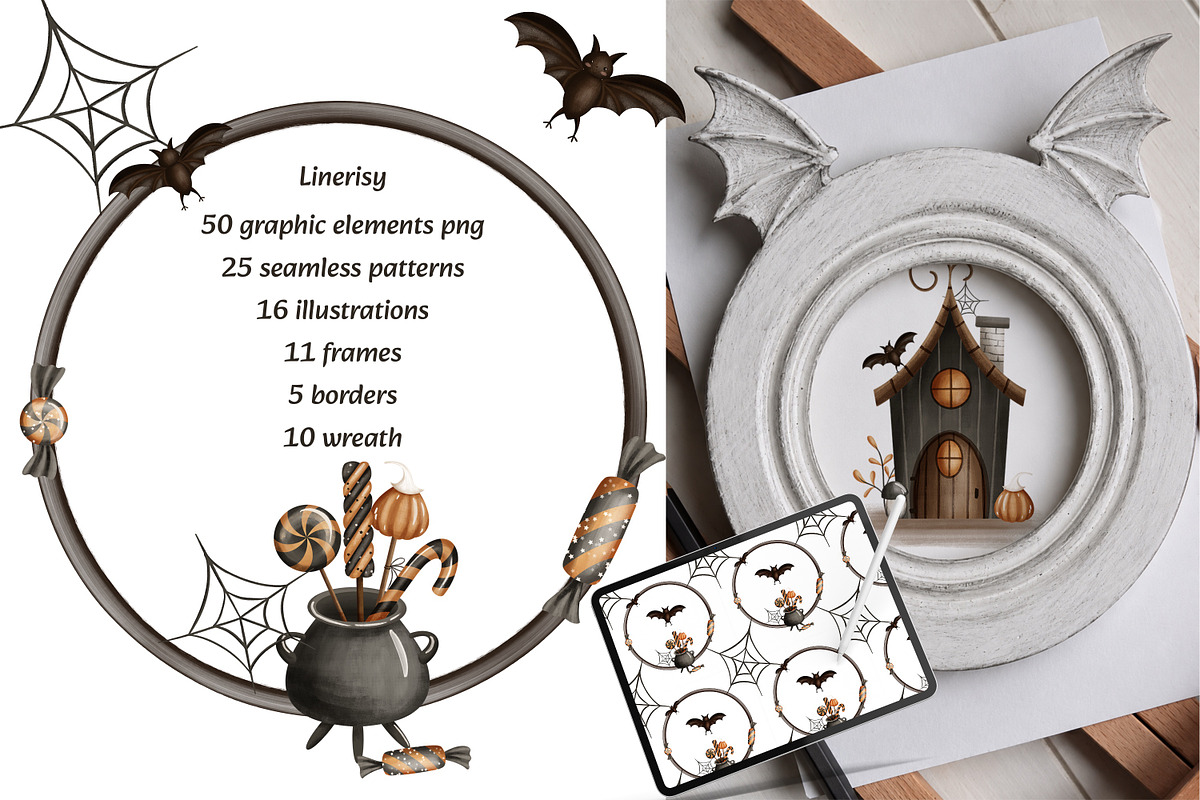 Fox Halloween Party. Kids collection, an Animal Illustration by Linerisyart (Photo 2 of 16)