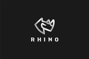 Rhino Logo, a Branding & Logo Template by Metrolinevision