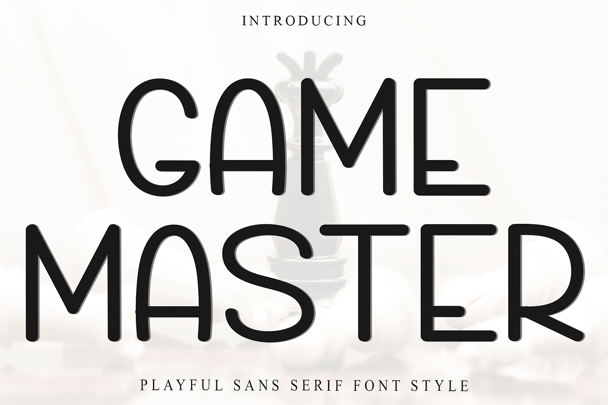 Game Master, a Sans Serif Font by FreshTypeINK (Photo 1 of 8)