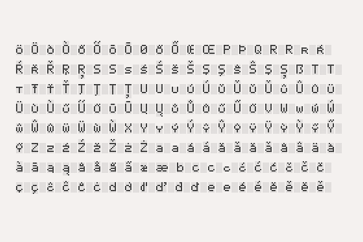 LCD HD44780 - Color Pixel Font, a Font by SelfBuild Type (Photo 14 of 17)