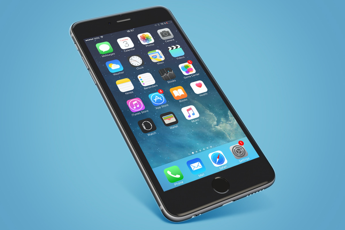 iPhone 6+ mockup, an iPhone Mockup by Shakuro (Photo 3 of 3)
