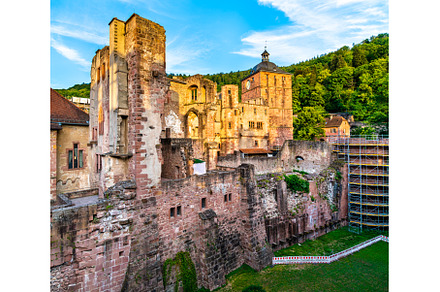 Ruins of Heidelberg Castle in, an Architecture Photo by Leonid Andronov
