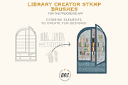The Library Creator Stamp Brushes, a Brush Add-On by Mabel & Bea (Thumbnail 7 of 8)