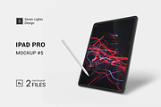 iPad Pro Mockup #5, an iPad Mockup by Seven Lights (Thumbnail 1 of 7)