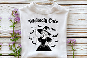 Halloween Vintage Witch Wickedly Cut, an Illustration by DreamCafeArt (Thumbnail 4 of 7)