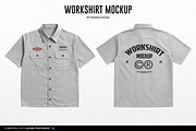 Workshirt Mockup, a Shirt Mockup by Irhasalfahad (Thumbnail 3 of 4)