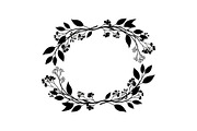 Nature Frame Art Silhouette Clipart, a Graphic by hafijul (Thumbnail 6 of 13)