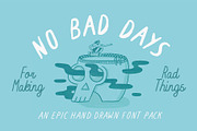 No Bad Days Font, a Handwritten Font by JontyStorey (Thumbnail 1 of 8)