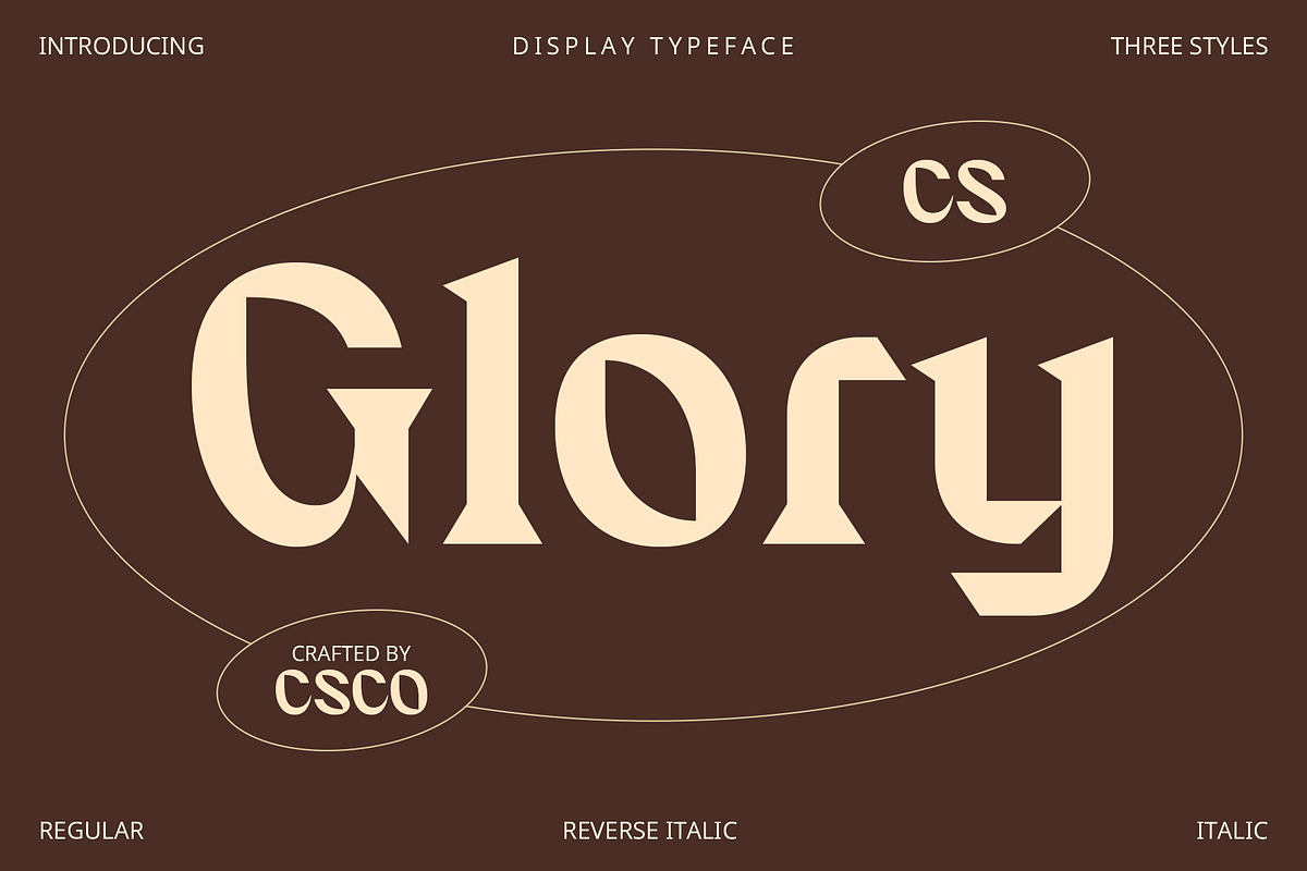 CS Glory – Classic Font, a Serif Font by Craft Supply Co. (Photo 1 of 8)