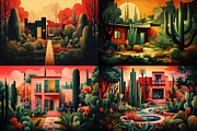 16 Desert Home Illustrations, a Decorative Illustration by HipFonts (Thumbnail 2 of 5)