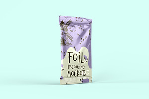 Foil Packaging Mockup - 8 Views