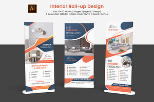 Interior Roll-Up Banner