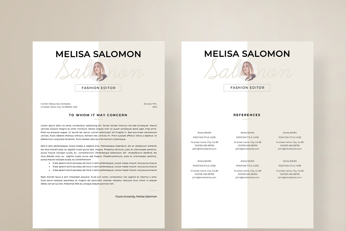 Resume Template 1, 2 page | Florence, a Resume Template by Resume Angels (Photo 5 of 10)