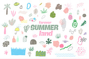 Forever Summer Land Abstract Design, a Pattern Graphic by Paperly Studio (Thumbnail 1 of 5)