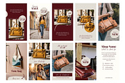 Cherry Instagram Canva Templates, a Social Media Template by kreart (Thumbnail 5 of 6)