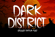 Dark District Typeface, a Handwritten Font by Seemly Fonts (Thumbnail 1 of 5)