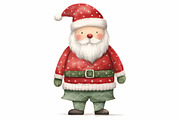 44 Cute Santas, a Seasonal Illustration by Handmadefont (Thumbnail 7 of 12)