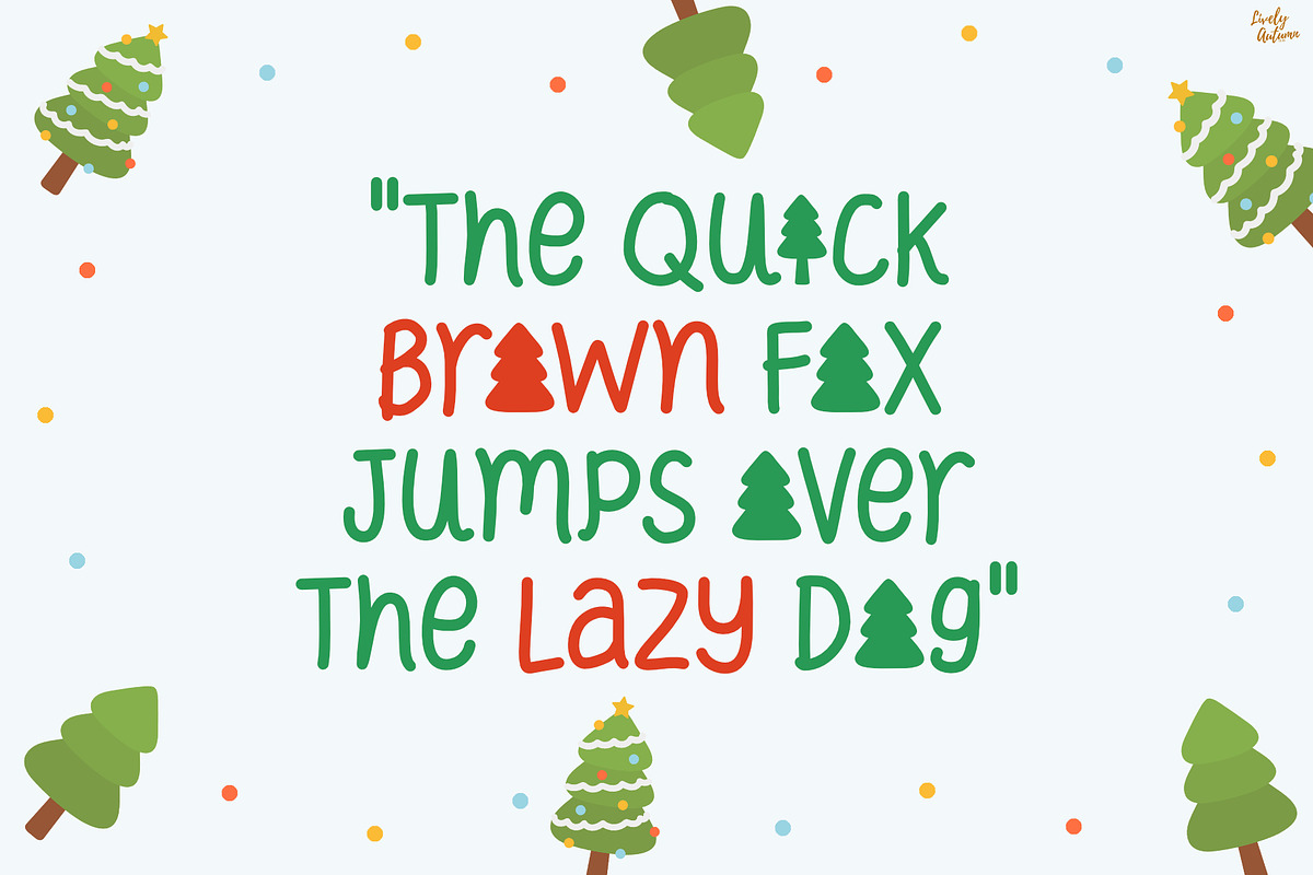 Pinemoji | playful handwritten font, a Handwritten Font by LivelyAutumn11.11 (Photo 4 of 5)