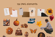 Autumn Collage Kit - Cozy Fall, an Object Graphic by JulsIst (Thumbnail 7 of 8)