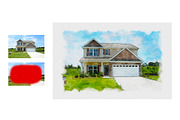 House Portrait from Photo Action, an Action Add-On by MRI STUDIO (Thumbnail 6 of 17)
