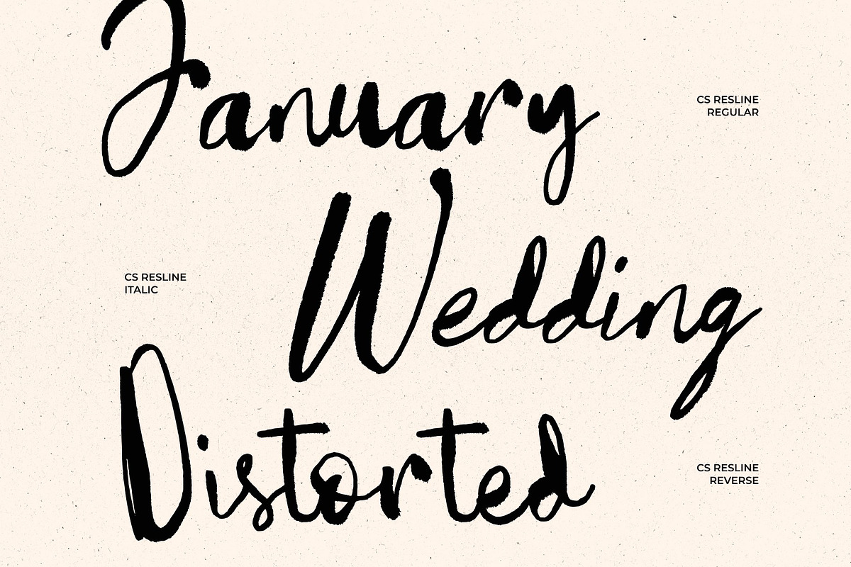CS Resline, a Script Font by Craft Supply Co. (Photo 4 of 8)