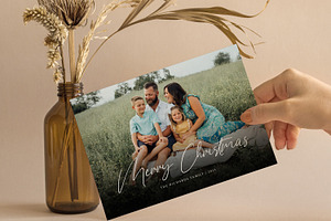 Christmas Card Template CD406