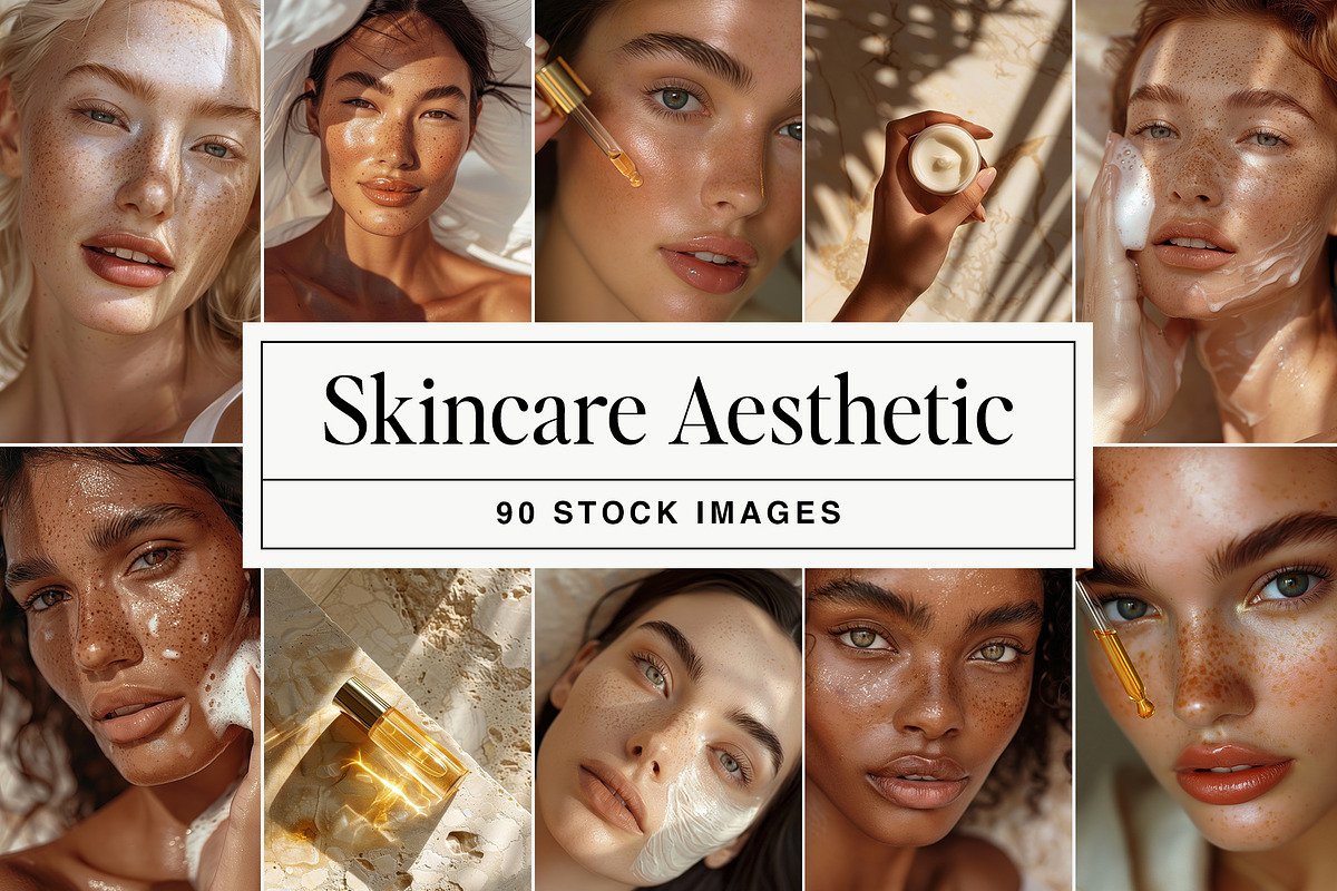 Skincare Aesthetic Stock Images, a Beauty & Fashion Photo by Studio Loire (Photo 1 of 9)