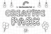 Creative Park - Decorative Font, a Font by KiddoGlyphs Studio (Thumbnail 1 of 5)