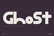 Ambient TM – Experimental Geometry, a Sans Serif Font by Type Mania (Thumbnail 6 of 11)