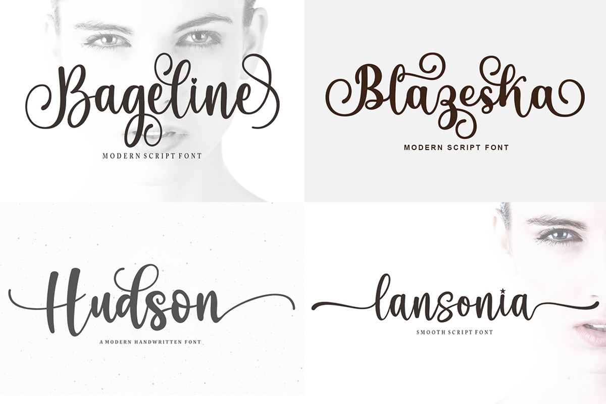 The Big - Font Bundle, a Script Font by Bosstype Studio (Photo 8 of 15)