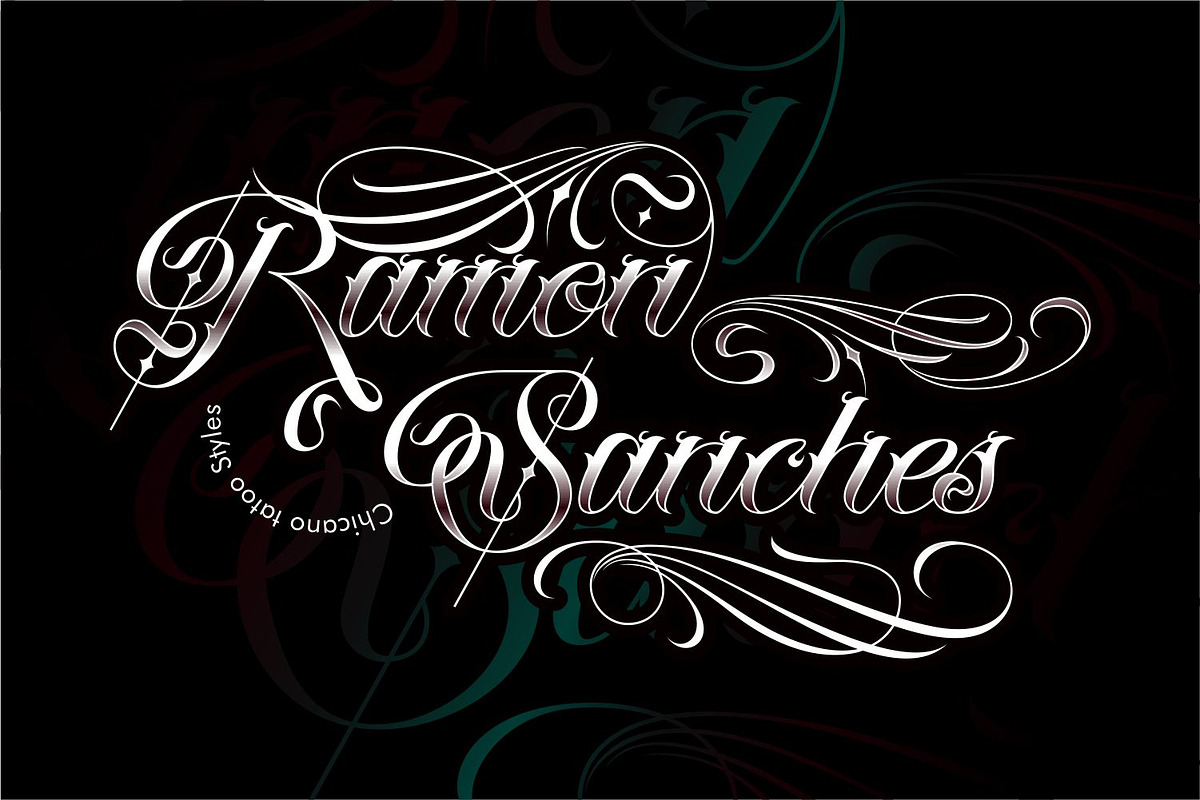 Ulgiora Edgy and  Luxurious Tattoo, a Script Font by WhymoreArt (Photo 3 of 12)