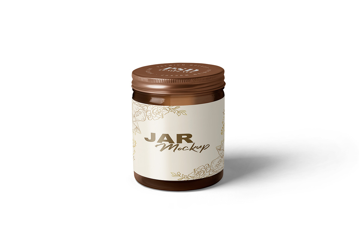 Jar Mockup, a Cups & Container Mockup by mockupbuys (Photo 4 of 6)