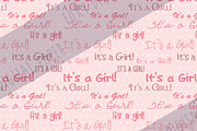 Baby Girl Digital Paper, a Background Graphic by Foxy Digital Paper (Thumbnail 2 of 3)