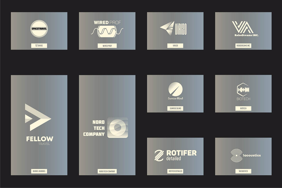 Tech & abstract logopack, a Branding & Logo Template by airunreal (Photo 7 of 8)