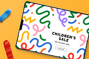 Abstract Kid Pattern Set, a Pattern Graphic by Dedraw Studio (Thumbnail 9 of 12)