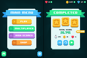 GUI for Low Poly Game