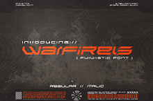 Warfirels - Futuristic Font