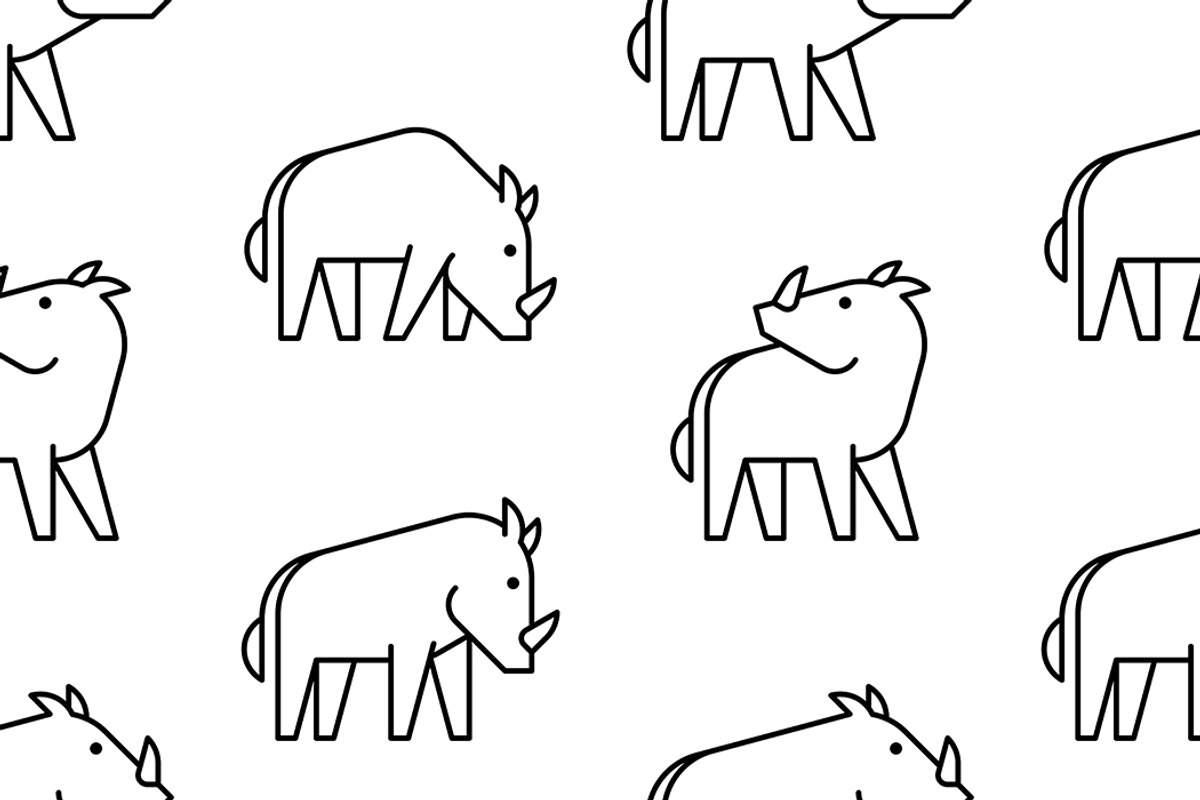 Warthog Logo, a Graphic by NataliiaVolyk (Photo 5 of 6)
