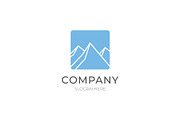 Modern clean moutain outdoor logo, a Branding & Logo Template by Medianeka (Thumbnail 1 of 3)